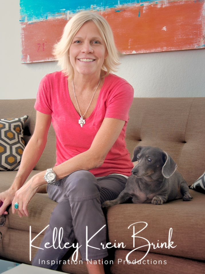 Spiritual Talent Agent, Kelley KreinBrink and her doxie Minnie Mouse