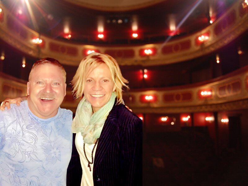 Kelley Kreinbrink with James Van Praagh